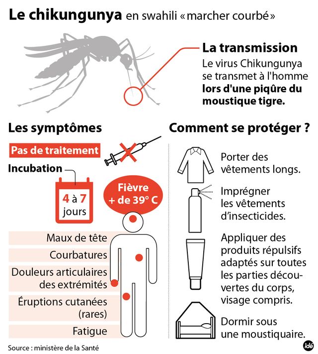 Les symptômes du Cikungunya
