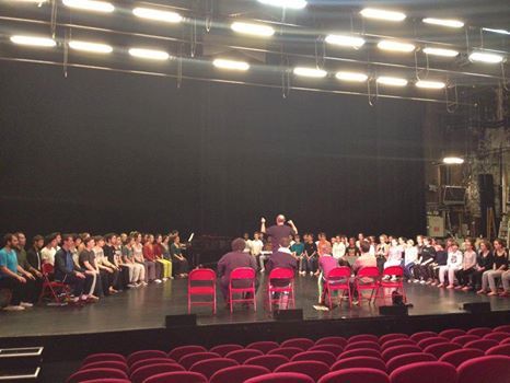 Répétitions "Les" Les indiens sont à l'ouest " Comédie musicale pour enfants du CREA d'Aulnay et les élèves de Didier Grosjman.