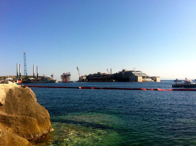Paysage de l'île du Giglio