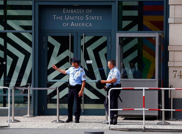 L'ambassade des Etats-unis à Berlin