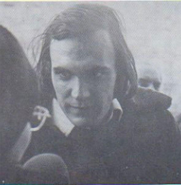 Gilles Davidas en reportage pour L'oreille en Coin en 1976