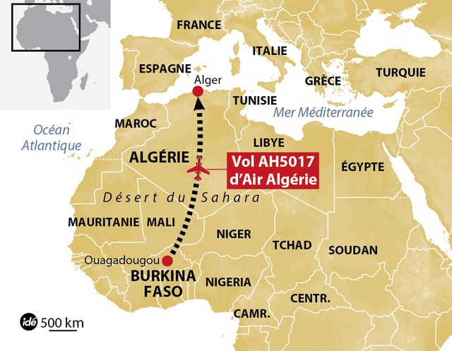 Carte air Algérie