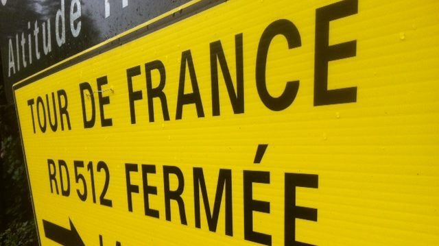 Des routes sont fermées en Isère pour le passage du Tour de France. Ici, au col de Palaquit.