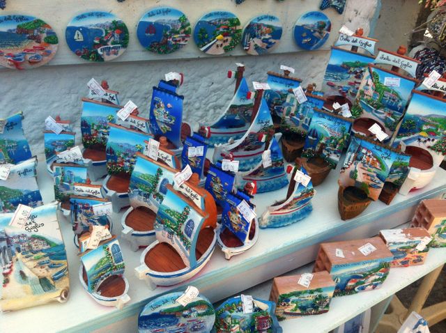 Objets touristiques de l'île du Giglio