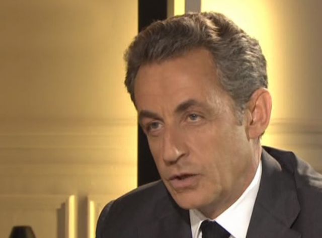 Nicolas Sarkozy a reçu TF1 dans son bureau