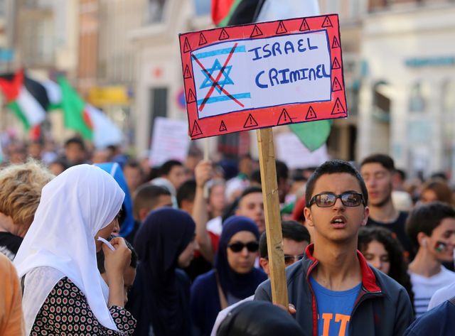 Le 16 juillet, des manifestations pro-palestiniennes ont eu lieu un peu partout en France comme ici à Lille