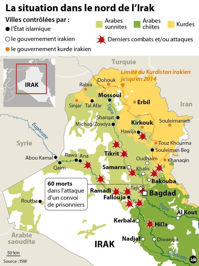 Infographie Irak