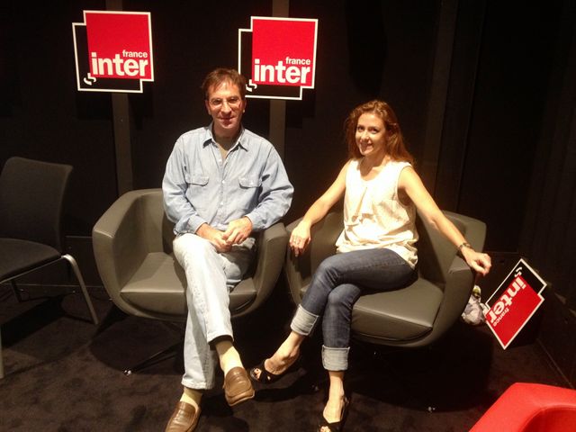 Laurent Flieder & Dominique Lesbros dans les studios