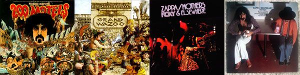 Albums de Frank Zappa © Courtesy Zappa Family