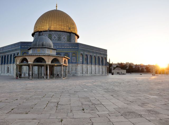 L'esplanade des Mosquées et le Dôme du Rocher
