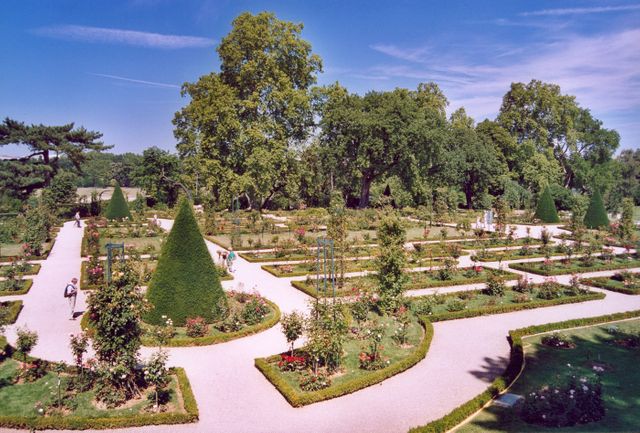 La roseraie de Bagatelle