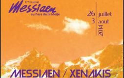 Affiche festival Messiaen à la Meije 2014
