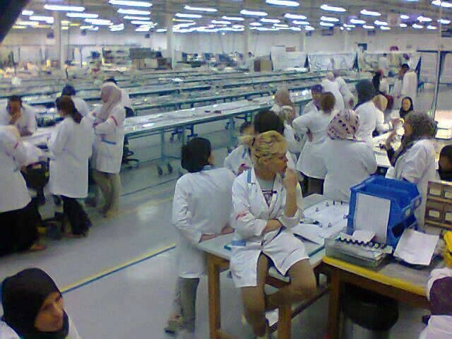 L'usine Latelec lors d'un debrayage