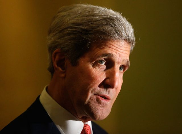 John Kerry en visite au Caire
