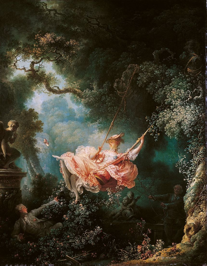 "L'escarlopette" de Fragonard (1768)
