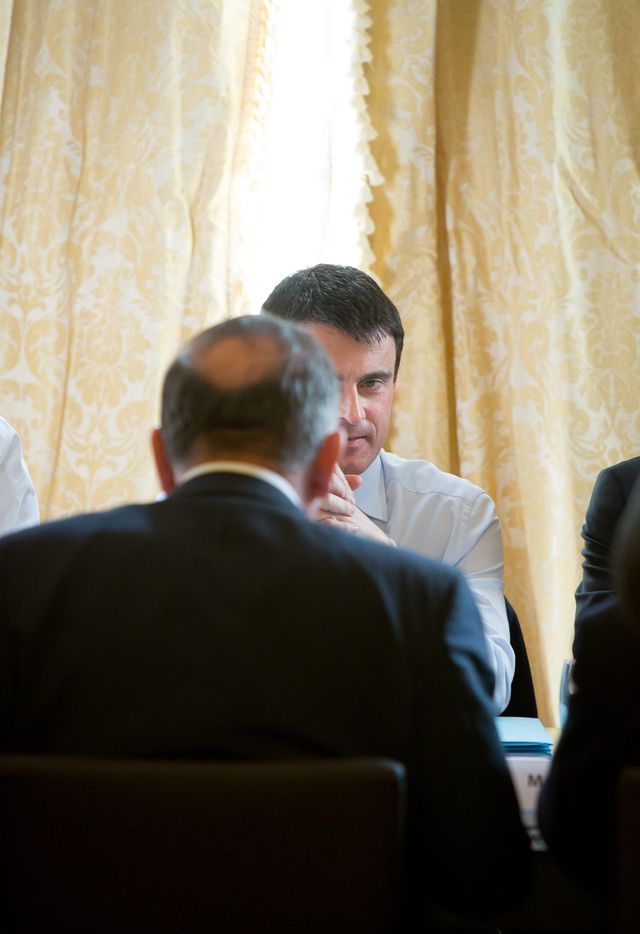Manuel valls et Pierre Gattaz