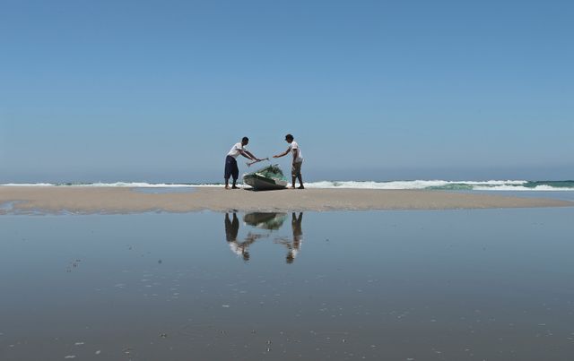 Des pêcheurs à Gaza