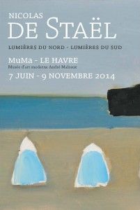 Nicolas de Staël - affiche expo au MuMa Le Havre