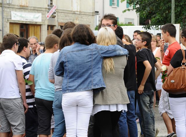 Hommage aux victimes du vol AH5017 le 1er août à Aurillac