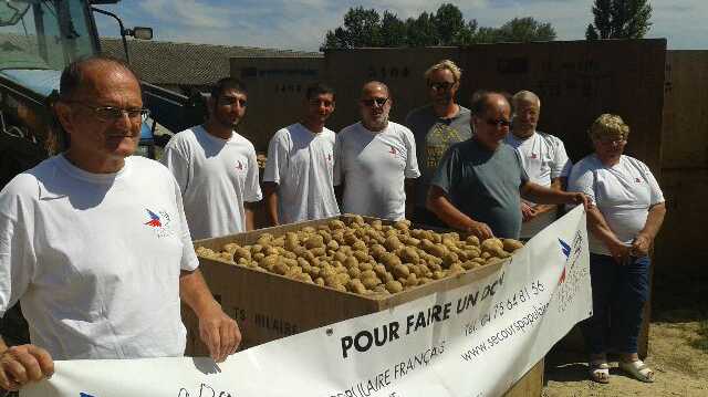 Le secours populaire de l'Ardèche autour de Stéphane Hilaire