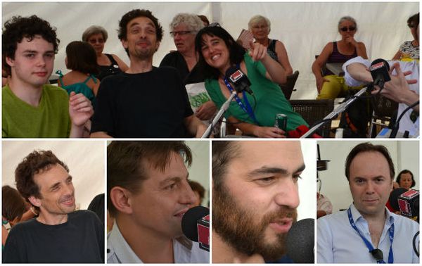 Auxane Cartigny, Pierre de Bethmann, Chloé Cailleton, Hugo Lippi, Nicolas Gardel, Laurent Courthaliac © Emmanuelle Lacaze