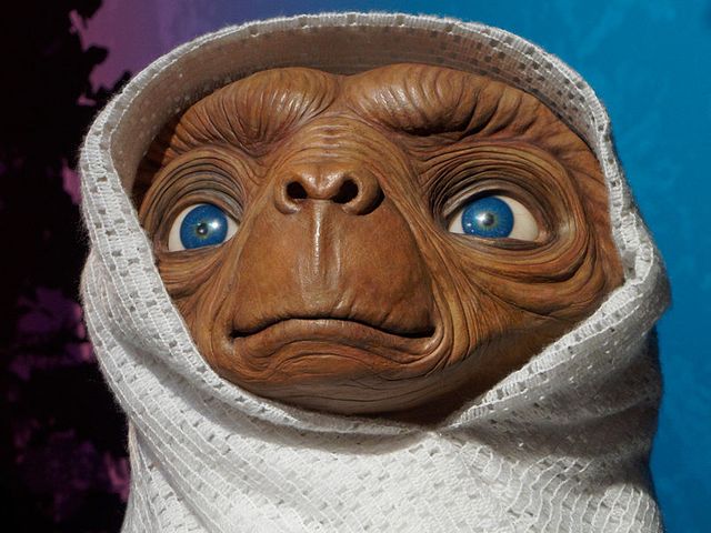 E.T l'extra-terrestre au musée Madame Tussaud's.