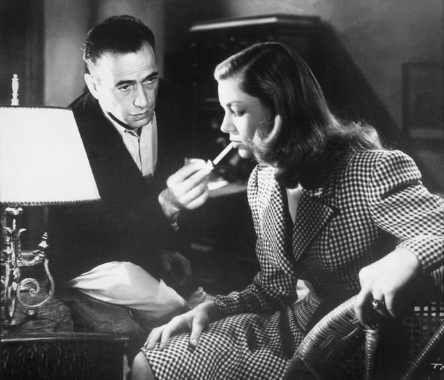 Lauren Bacall et son complice Humphrey Bogart