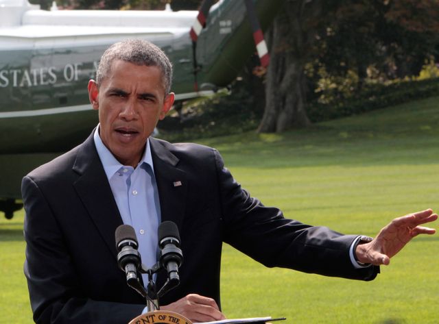 Barak Obama s'est exprimé juste avant de quitter la Maison Blanche pour partir en vacances.