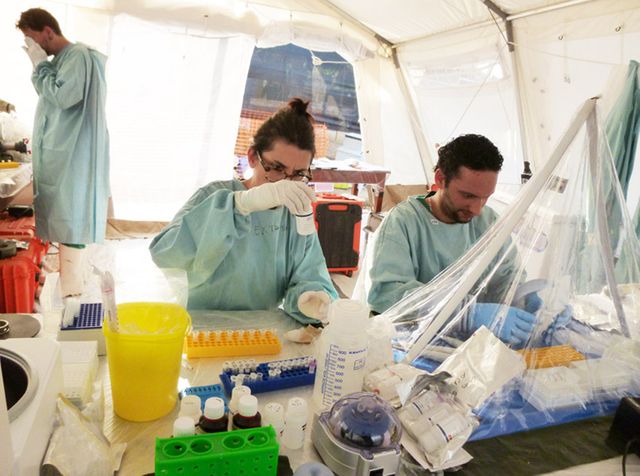 Ebola : un laboratoire mobile pour accélérer les diagnostics en Afrique de l'ouest