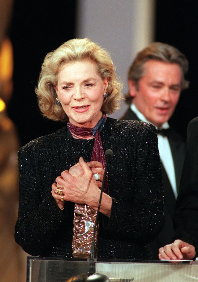Lauren Bacall honorée par un César d'honneur en 1996
