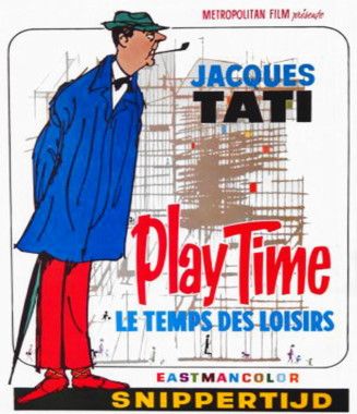 L'affiche du film "Playtime" de Jacques Tati, qui est le générique de la série Plage © D.R.