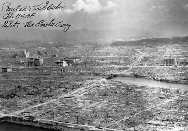 Hiroshima après la bombe H, le 6 août 1945