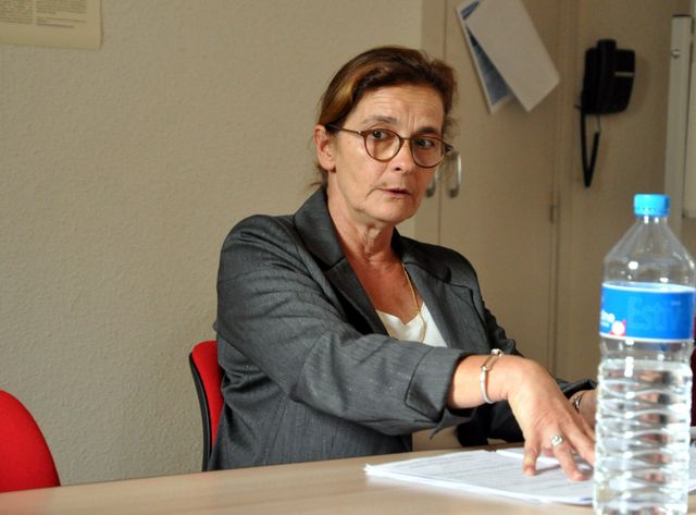 La préfète de l'Ariège, Nathalie Marthien, au lendemain du drame.