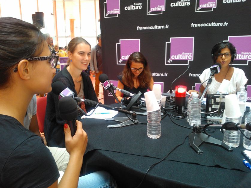 Julie T, Sophie orange, MC Missir et Louise Tourret