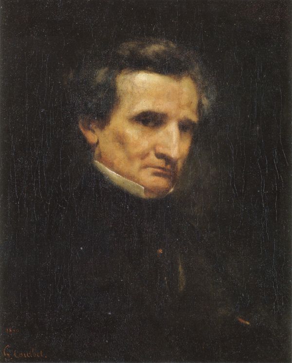 Portrait d'Hector Berlioz - Gustave Courbet (1850)