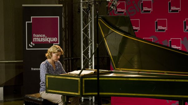 Céline Frisch au clavecin (©Guillaume Decalf / France Musique)