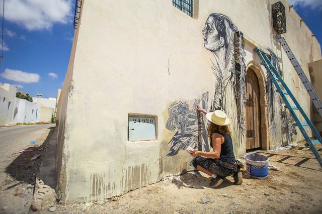 A l'oeuvre à Djerbahood