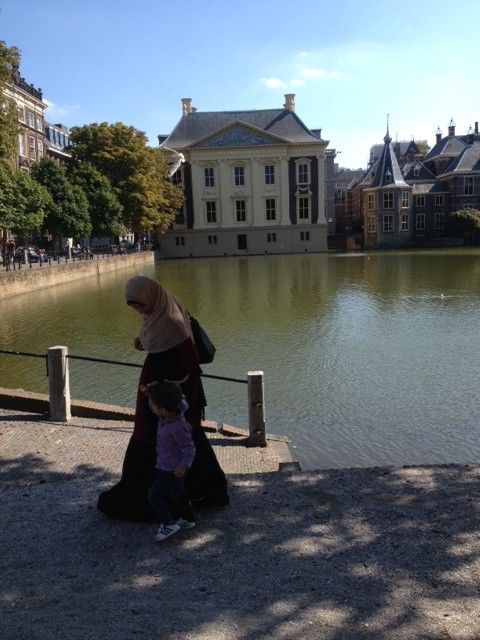 D'un turban à l'autre devant le Mauritshuis