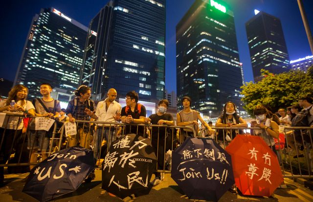 Occupy Hong Kong, deuxième jour de manifestation