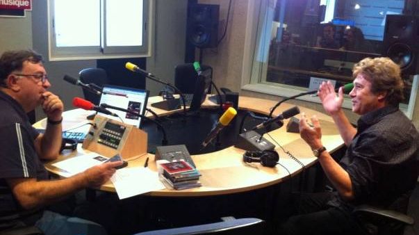 Louis Sclavis et Alex Dutilh au studio 141 © Emmanuelle Lacaze