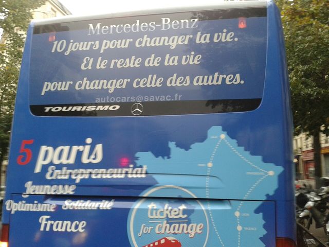 Le bus de Ticket for change