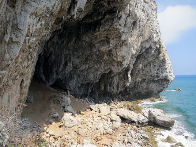 La grotte de Gorham à Gibraltar