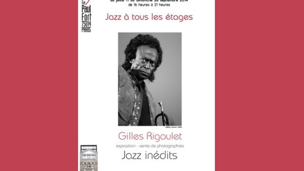 Jazz Culture : Exposition "Jazz -inédits" de Gilles Rigoulet
