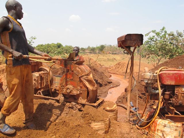 mine de Koflatié, cercle de Kangaba, dans le sud-ouest du Mali