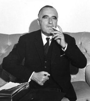 Georges Pompidou à Bonn en 1965