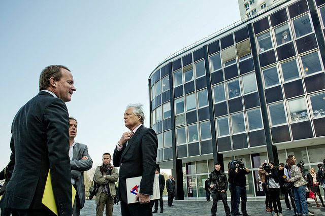 Jean-François Roubaud (CGPME) à la Défense le 2 avril 2012