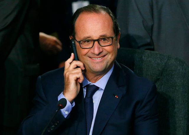F. Hollande à Newport