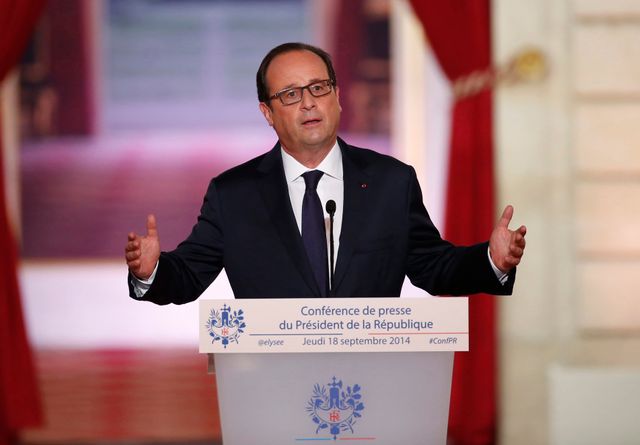 François Hollande face à la presse