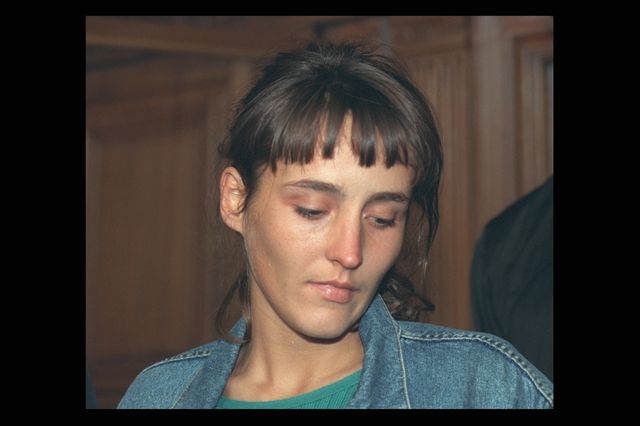 Florence Rey pendant son procès le 17 septembre 1998