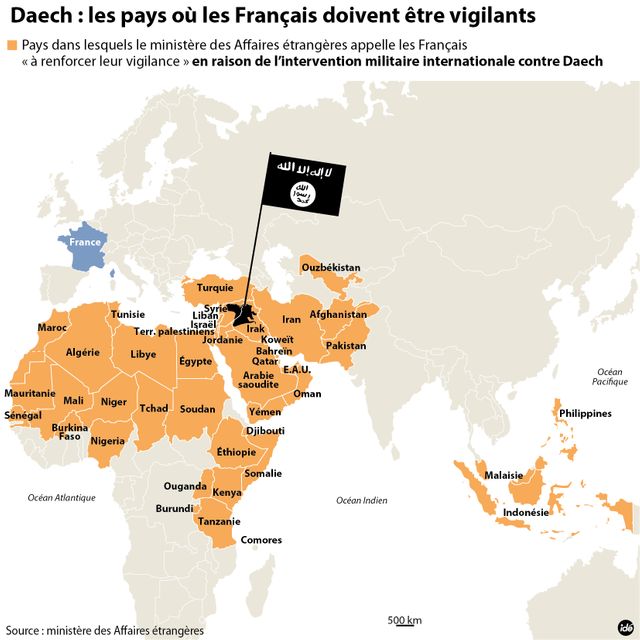 Les pays à risques